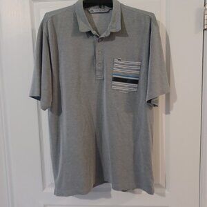 Travis Mathew Golf Polo Shirt Men Size XL Pima Cotton Sustainable Breath…